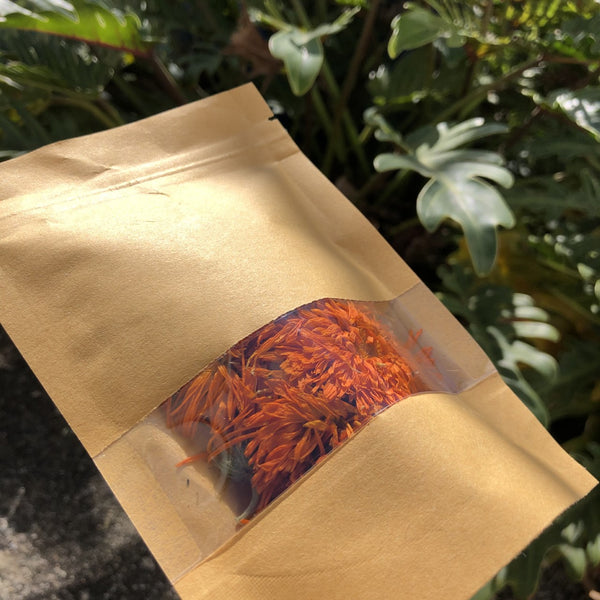 香港金盞菊花茶 本地農產 Hong Kong Local farm produce calendula marigoldherbal tea